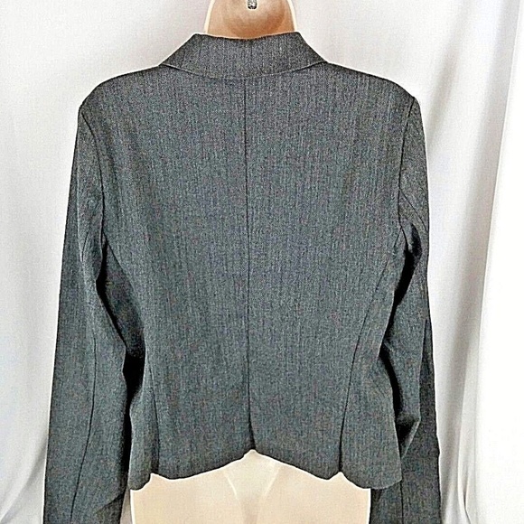 Breakin' Loose Blazer Size 10 Gray Solid Lined - Picture 3 of 4